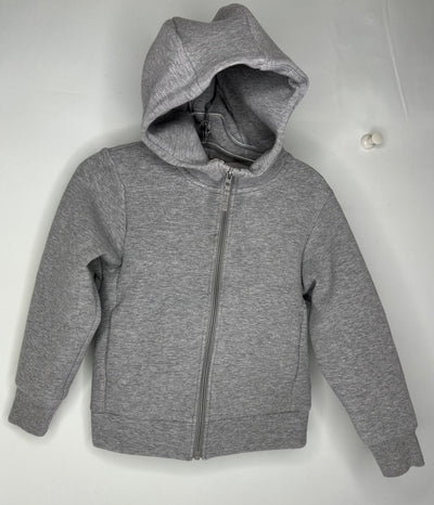 Uniqlo Zip Hoodie, Grey, size 5-6