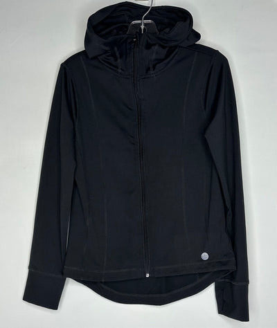 Jilly Yoga Hoodie, Black, size 12