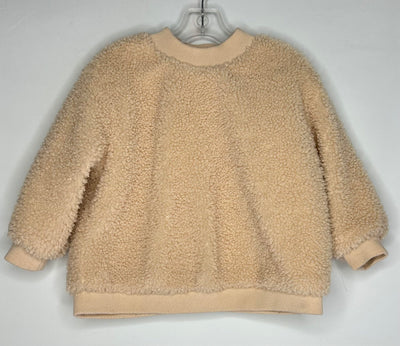 Zara Sherpa Sweater, Cream, size 3-4