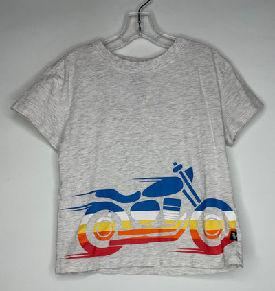 Milkshake Motorcycle Tee, Grey, size 5