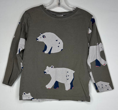 Zara L/S Top, Bears, size 4-5