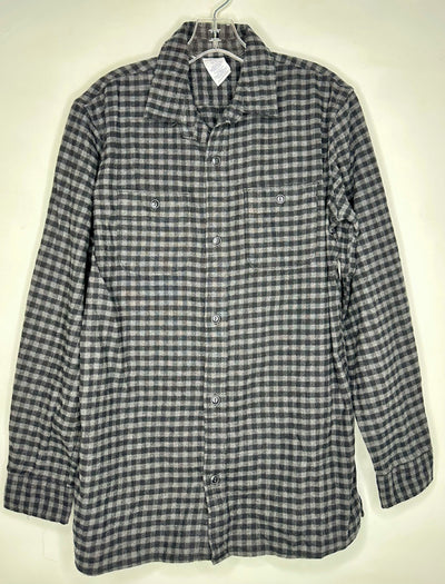 NWT Gap Plaid Shirt, Black, size 14-16