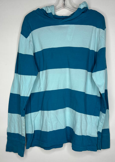 Crewcuts Hooded L/S Top, Blue, size 12-14