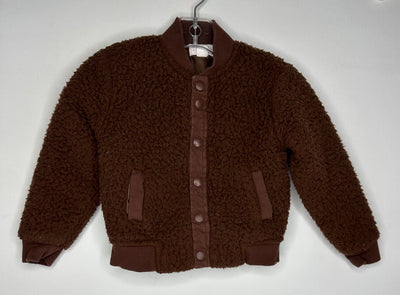 Jamie Kay Fleece Coat, Brown, size 2