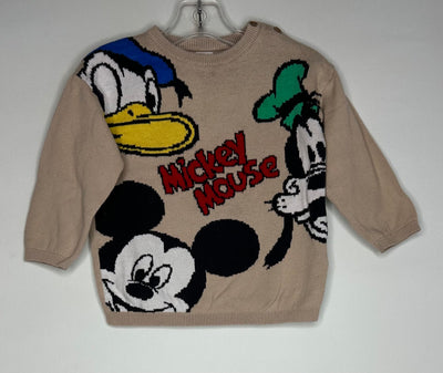 H&M Mickey Sweater, Beige, size 18m