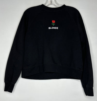 BTL Blonde Crewneck, Black, size S