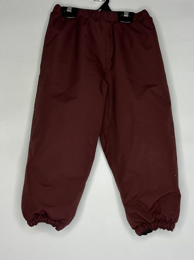 Wheat Winter Pants, Burgundy, size 4Y