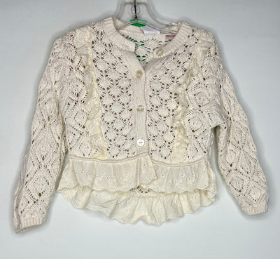 Zara Knit Cardigan, Cream, size 2