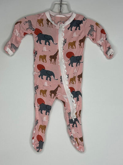 Kickee Pants Sleeper, Animals, size NB