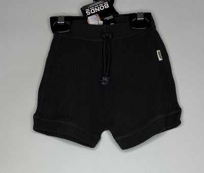 Bonds Waffle Short NWT, Charcoal, size 6m-12m