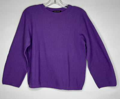 Luisa Cerana Wool Sweater, Purple, size 4 Small