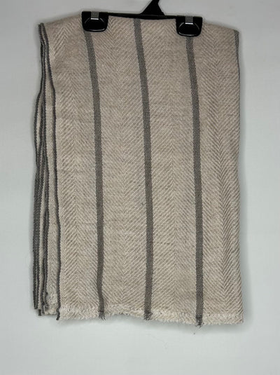 Cashmere Scarf, Crm Grey, size OS