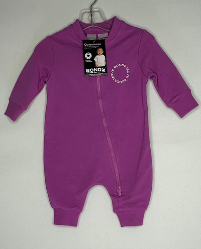 Nwt Bonds Tec Suit, Purple, size 0-3m