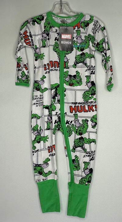 Nwt Bonds Marvel Wondersu, White/gr, size 12-18m