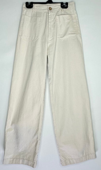 Dagg & Stacey Pant, Cream, size 2 XS