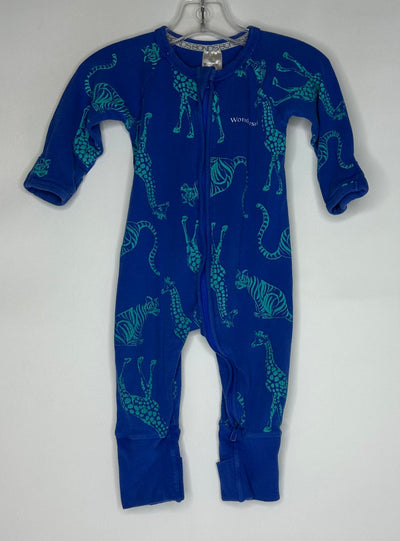 Wondersuit Sleepers, Blue Rib, size 3-6M