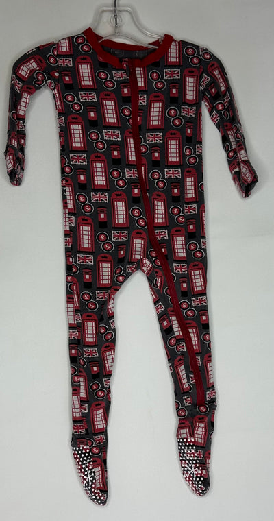 Kickee Pants UK Sleeper, Red, size 9-12M