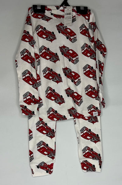 NWT Gap Firetruck Pjs, Red, size 4