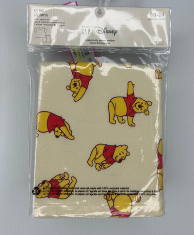 NEW Gap Pooh Pj Set, Cream, size 18-24M