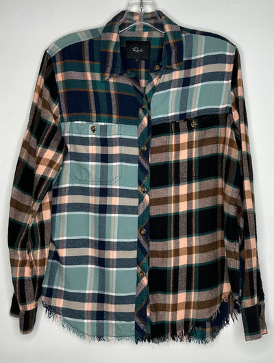 Rails Plaid Top $188NEW, Multi, size Small