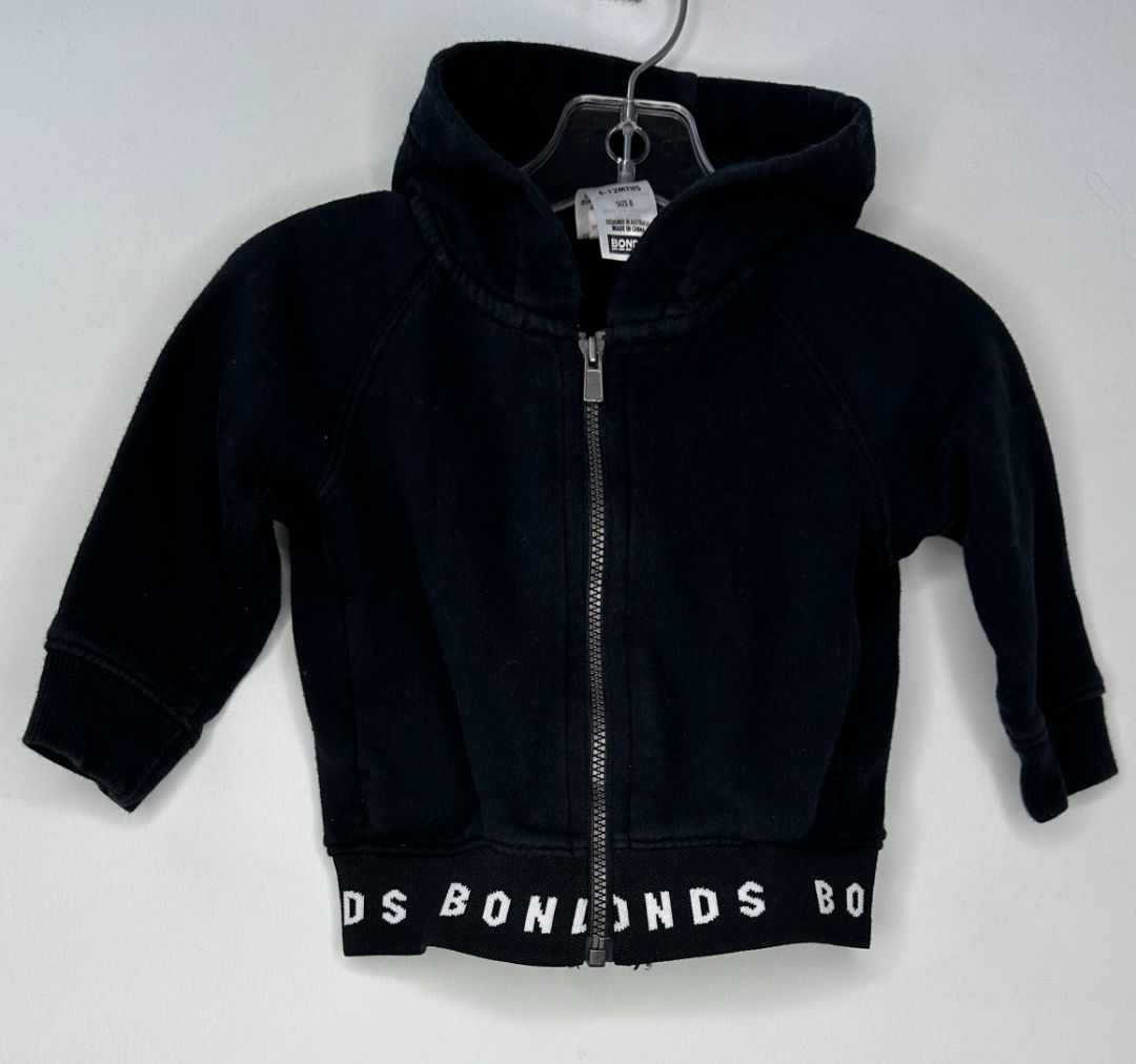 Hoodie Bonds Baby Jacket Bonds Zip Hoodie 6-12m Black – Sailor