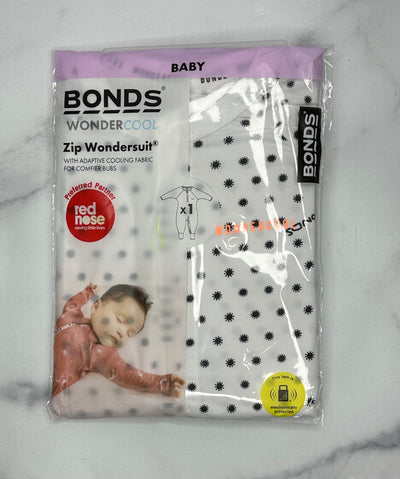 NWT Bonds Wondercool, White, size 6-12m