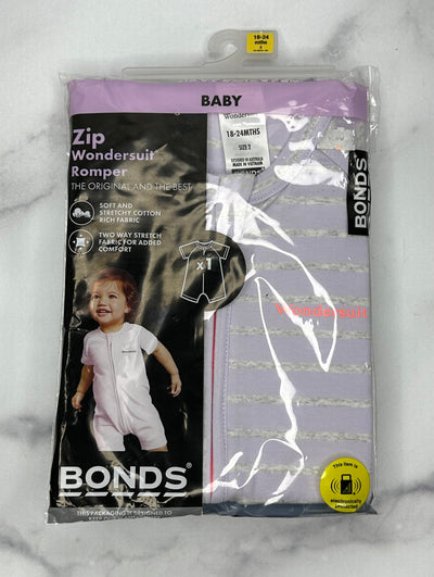 NWT Bonds Wondersuit, Purple, size 18-24m