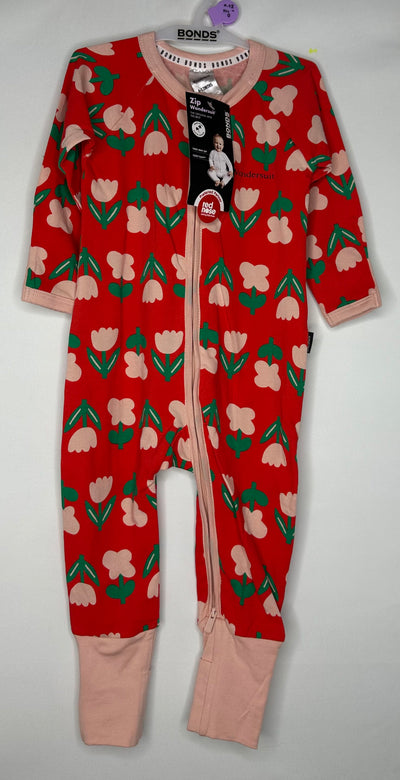 NWT BONDS Wondersuit, Red, size 6-12