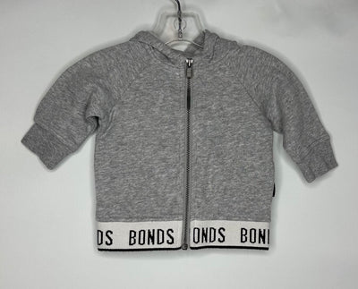 BONDS Hoodie, Grey, size 0-3m