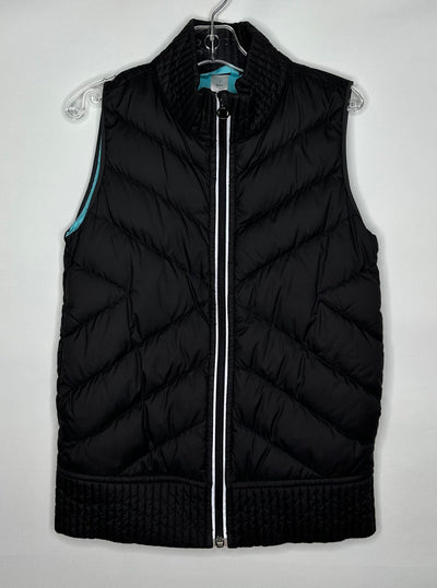 Ivivva Puffer Vest, Black, size 8