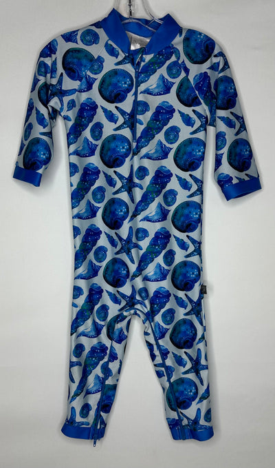 Honeysuckle Swim Suit, Blue, size 18-24M