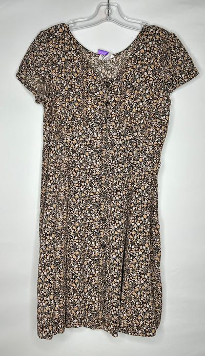 Gap Floral Sun Dress, Brown, size 14-16
