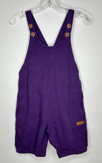 Souris Mini Bib Overalls, Purple, size 2-3