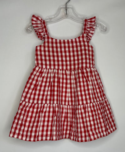 Gap Checker Dress, Red Wht, size 18-24m
