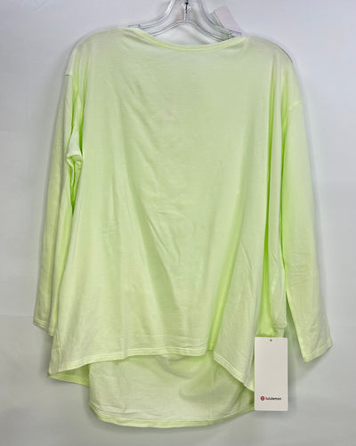 Lulu Activewear Top, Green, size 10/L