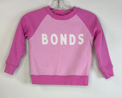 Bonds Logo Crewneck, Pink, size 3