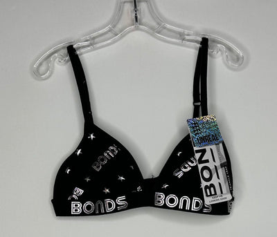 BONDS Bra Stars, Black, size 10