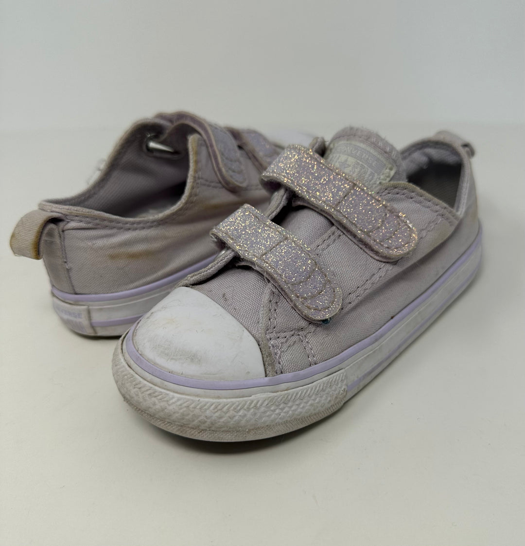 Grey converse velcro hotsell