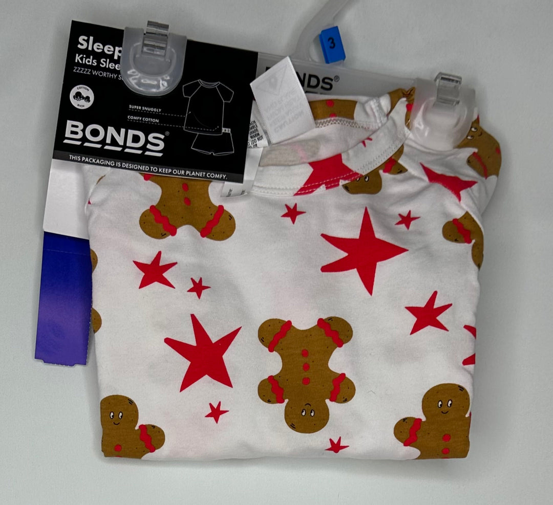 NWT Bonds Pjs Xmas size 3