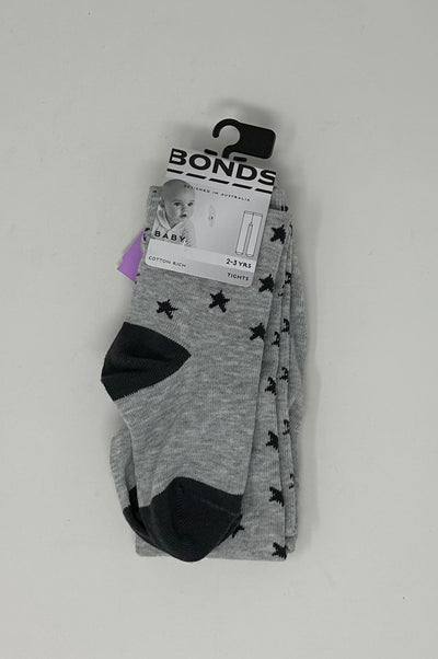 NWT Bonds Tights, Grey, size 2-3