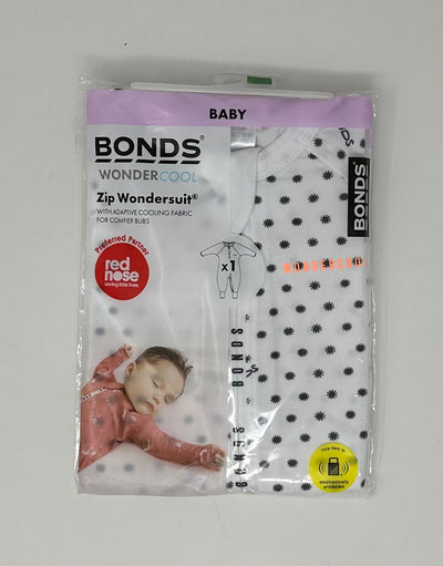 NWT Bonds Wondersuit, White, size 0-3m