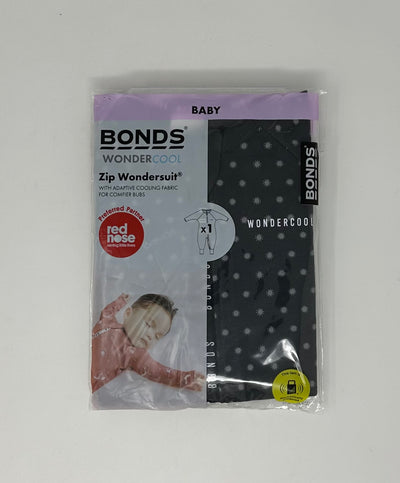 NWT Bonds Wondercool, Black, size 3-6m