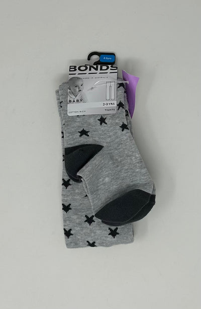 NWT Bonds Tights, Grey, size 2-3