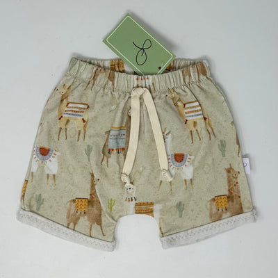 Burgeon Baby Sweat Short, Llama, size 18-24m