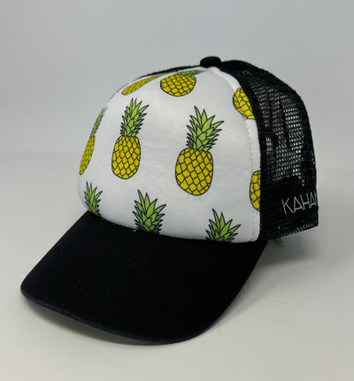 Kahakai Pineapple Hat, Black