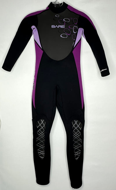 Bare Wetsuit Full, Purple, size 10