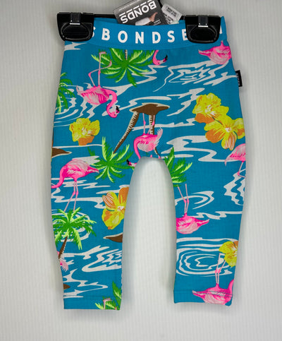 BONDS Stretchies Pant NWT, Bl Beach, size 3-6m