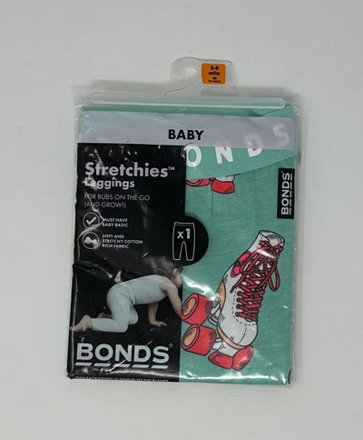 BONDS Stretchies Pant NIP, Green, size 3-6m