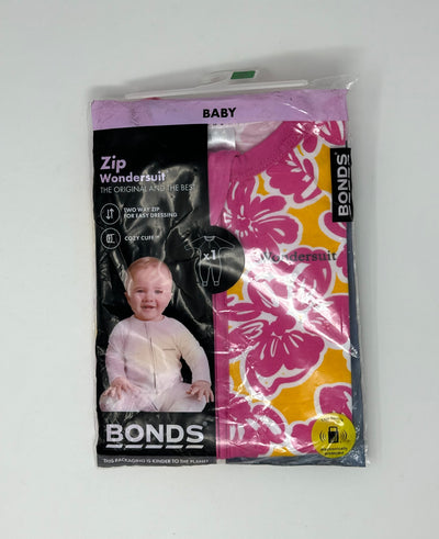 BONDS Wondersuit NIP, Yrl Pink, size 0-3m