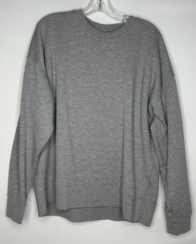 Zara Crew Top, Grey, size Large